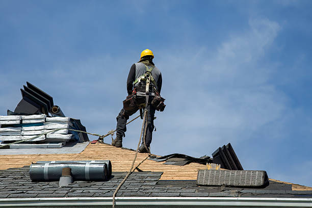 Professional Roofing technician working in Cayuga, IN